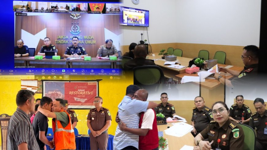 Kejari Ambon Sampaikan Penuntasan Perkara Narkotika dan Penganiayaan Kepada JAM Pidum