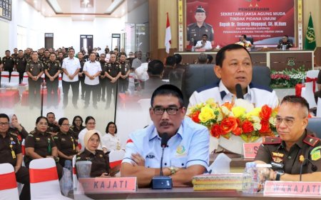 Agoes SP Bangga Terima Kunker Sesjampidum Di Kejaksaan Tinggi Maluku