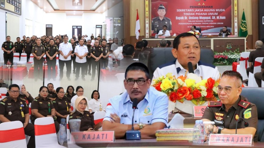 Agoes SP Bangga Terima Kunker Sesjampidum Di Kejaksaan Tinggi Maluku