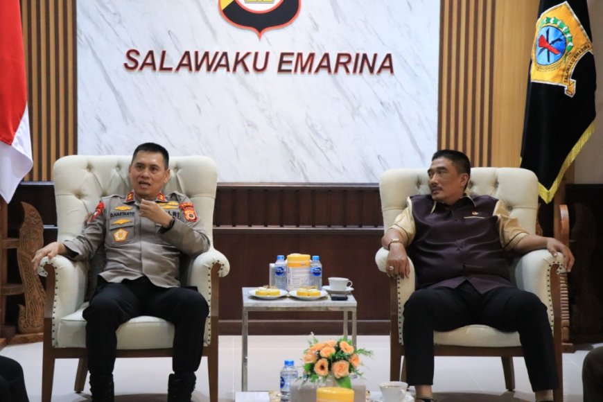 Kunjungan Balasan, Kajati Maluku Disambut Hangat Kapolda  Maluku