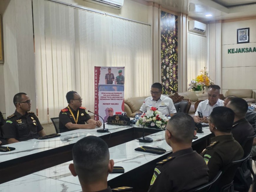 Sosialisasi Penguatan Pengamanan Pimpinan Melaui Peran TNI Di Lingkungan Kejaksaan Tinggi Maluku