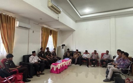 Ini Lima Isue Dibahas Dalam Kunker Kasi Intelijen Kejari Rohil Di Kantor Camat Pasir Limau Kapas