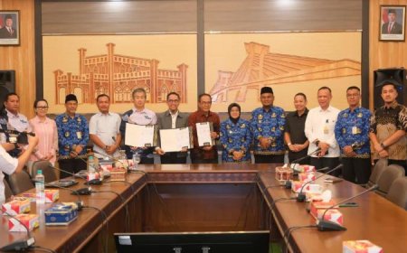 Bupati Siak Afni Saksikan Penandatangan MoU PT KITB dan PT Samudra Siak