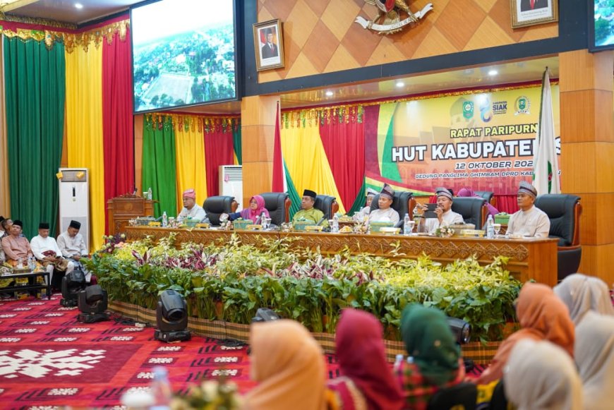 DPRD Siak Gelar Sidang Paripurna Istimewa HUT Siak ke-26