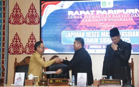 Sekda Bengkalis, Terima Laporan Reses dan Pansus Pokir