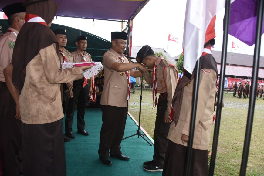 Wakil Bupati Bengkalis Buka Perkemahan Akbar Gugus Darussalam