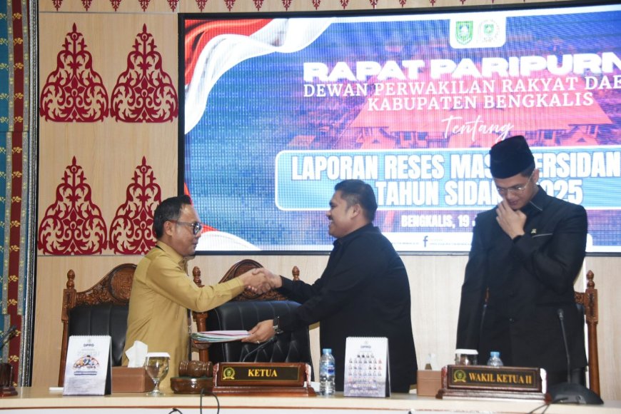 Sekda Bengkalis, Terima Laporan Reses dan Pansus Pokir