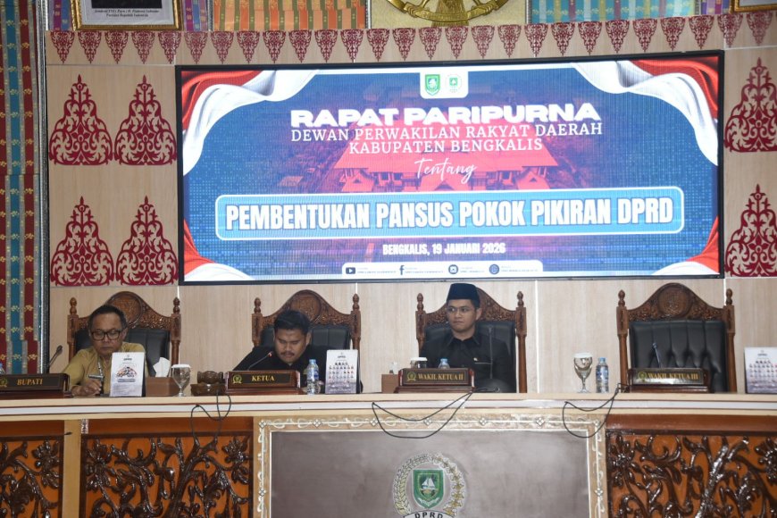 Sekda Bengkalis, Terima Laporan Reses dan Pansus Pokir