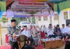 Perkuat Pendidikan Agama, Bupati Rohil Bistamam Letakkan Batu Pertama Ponpes As Salaam di Rantau Bais