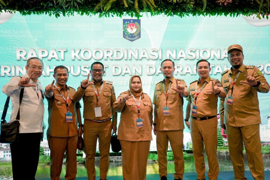 Bupati Bengkalis Hadiri Rakornas Bersama Pemerintah Pusat dan Daerah, Presiden Prabowo Tekankan Kerja Nyata dan Keberpihakan pada Rakyat