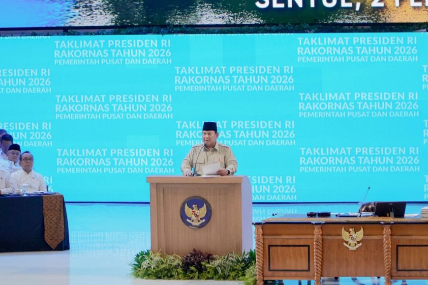 Bupati Bengkalis Hadiri Rakornas Bersama Pemerintah Pusat dan Daerah, Presiden Prabowo Tekankan Kerja Nyata dan Keberpihakan pada Rakyat