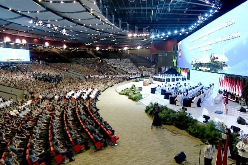 Bupati Bistamam Dan Wabup Jhony Charles Kompak Hadiri Rakornas 2026