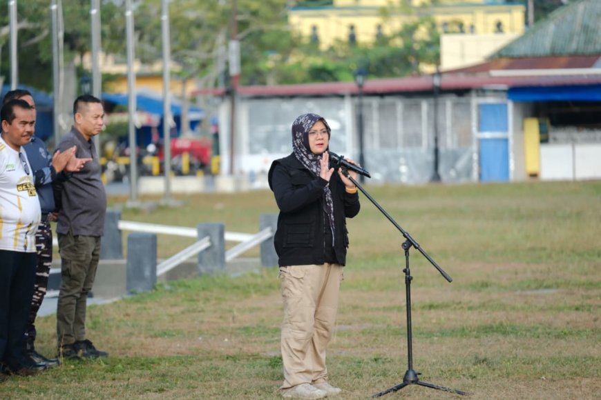 Gotong Royong Serentak di Siak, Bupati Afni Ingatkan Bersih-Bersih Tanggung Jawab Semua Pihak