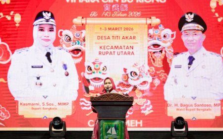 Bupati Bengkalis Hadiri Peringatan Vihara Cin Bu Kiong