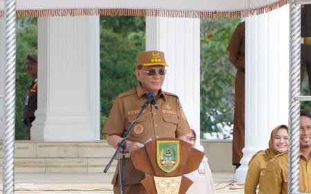 Larang Gratifikasi Jelang Lebaran Pesan Bupati Rohil Bistamam