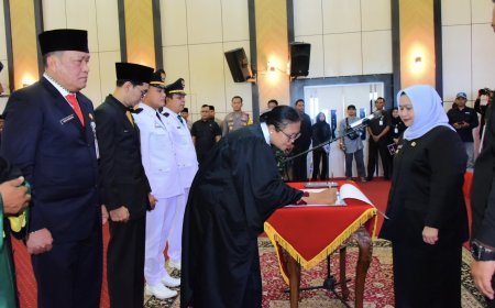 Bupati Bengkalis Lantik 271 Pejabat Beri Pesan Amanah