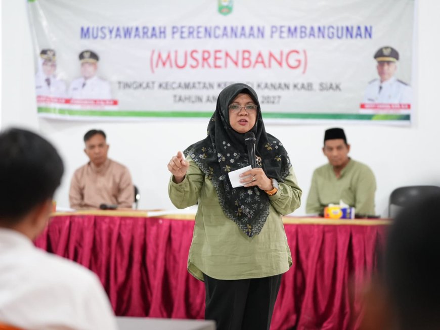 Bupati Siak Fokus Optimalisasi Aset dan Integrasi Lahan Musrenbang 2027