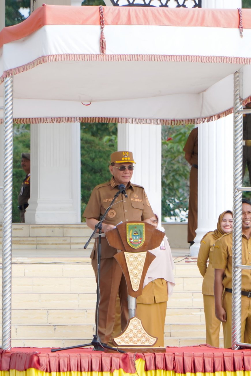 Larang Gratifikasi Jelang Lebaran Pesan Bupati Rohil Bistamam
