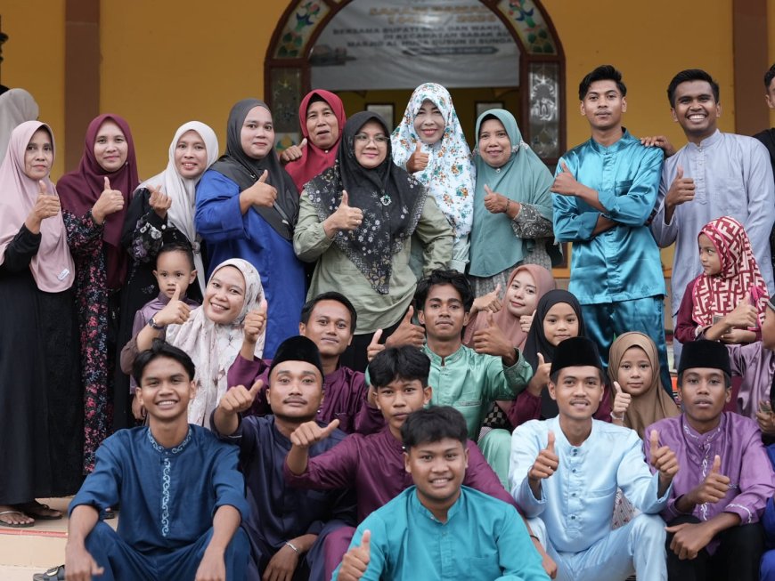 Safari Ramadan di Sabak Auh, Pemkab Siak Salurkan Zakat