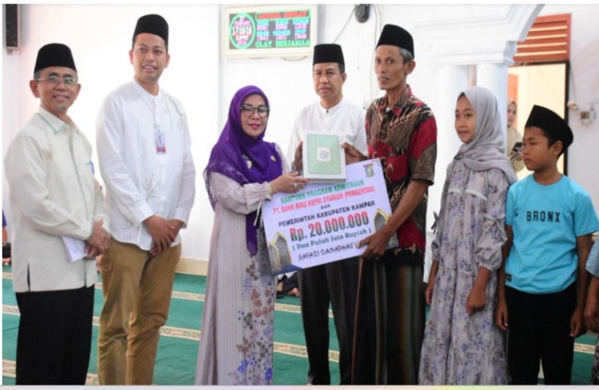 Wabup Misharti Safari Ramadhan Di Gunung Sahilan