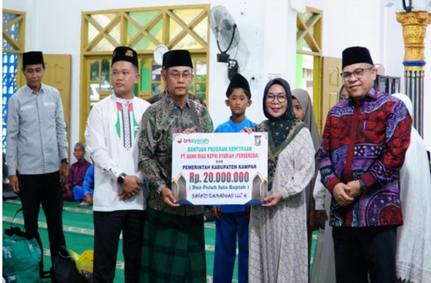Wakil Bupati Kampar Safari Ramadhan di Desa Binamang Serap Aspirasi Warga