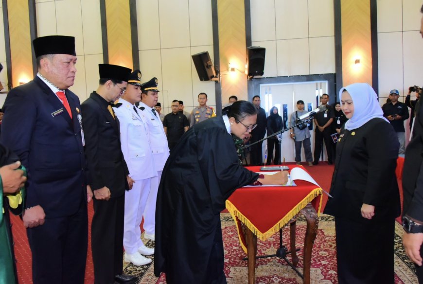 Bupati Bengkalis Lantik 271 Pejabat Beri Pesan Amanah