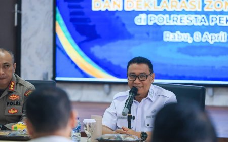 Wawako Pekanbaru Dukung Polresta Wujudkan Wilayah Bebas Korupsi