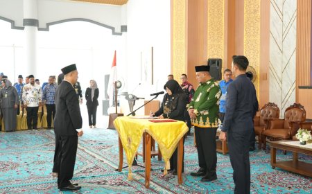 Lantik 60 Pejabat Administrator dan Pengawas, Bupati Afni Sebut Siak Akan Terapkan Manajemen Talenta