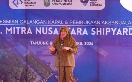 Bupati Afni Resmikan Galangan Kapal MNS di KITB, Dorong Geliat Ekonomi Maritim