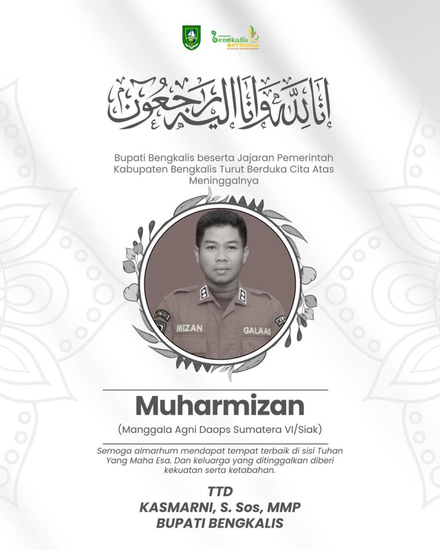 Kasmarni Sampaikan Rasa Duka Mendalam atas Gugurnya Pejuang Karhutla di Medan Tugas