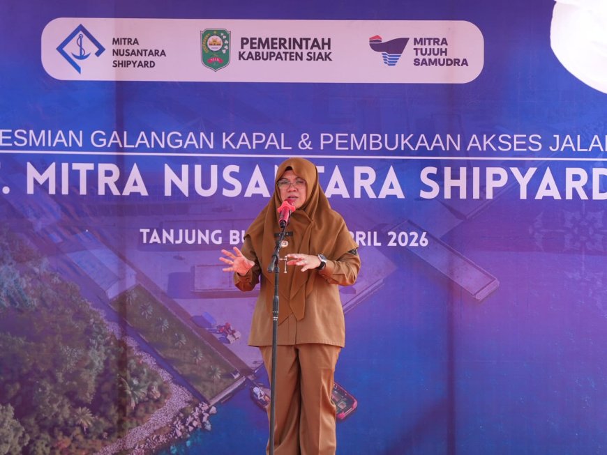Bupati Afni Resmikan Galangan Kapal MNS di KITB, Dorong Geliat Ekonomi Maritim