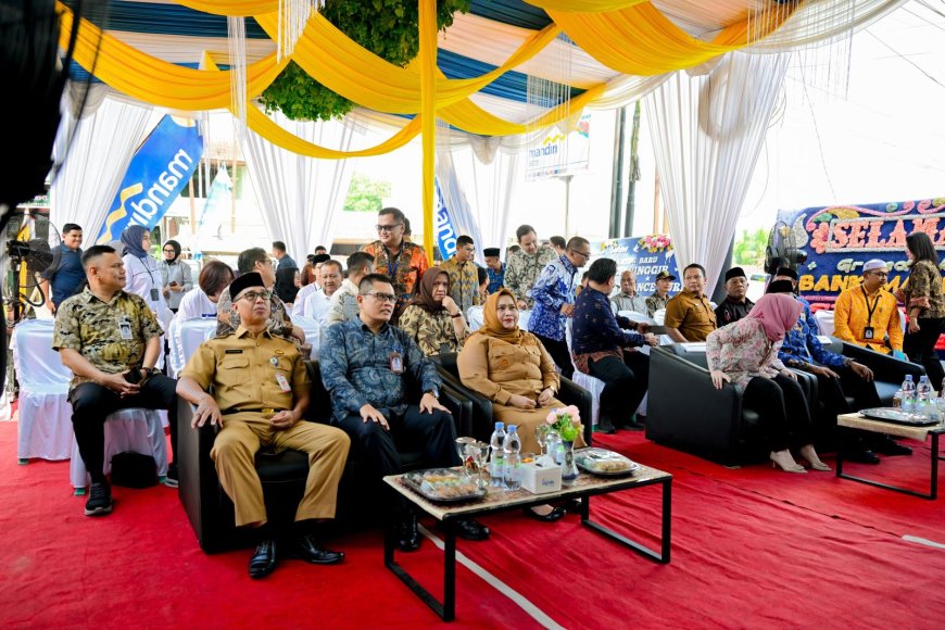 Resmikan Gedung Bank Mandiri Bupati Bengkalis Dorong Penguatan Layanan