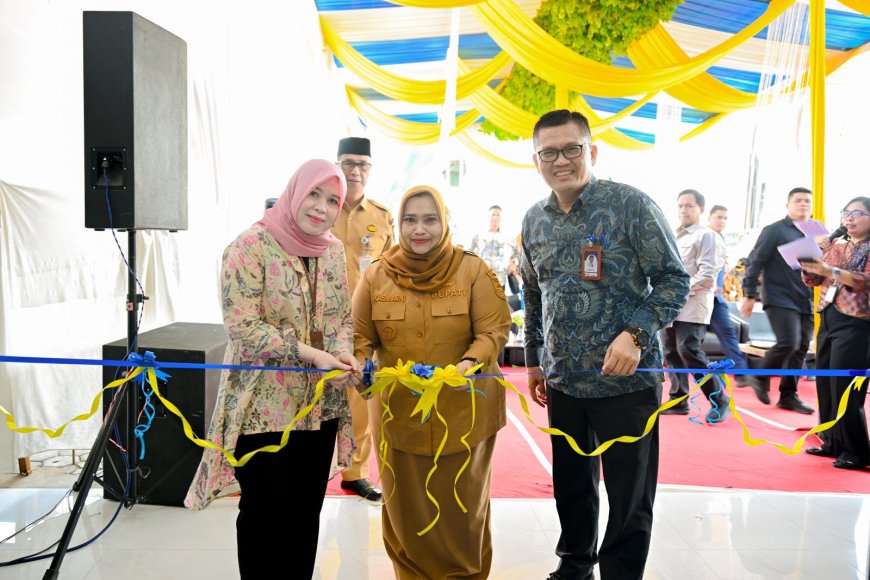 Resmikan Gedung Bank Mandiri Bupati Bengkalis Dorong Penguatan Layanan