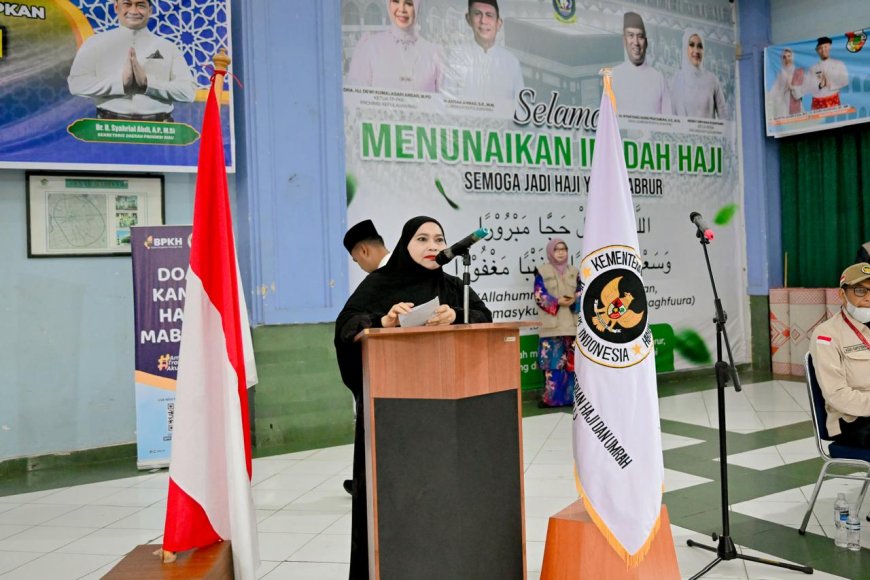 Bupati Bengkalis Lepas Keberangkatan 396 Jemaah Haji Penuh Haru