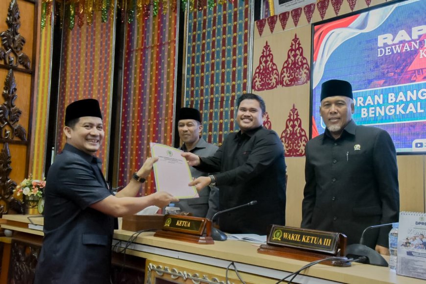 Wabup Bagus Santoso Laporkan Hasil Banggar LKPJ Bupati Bengkalis