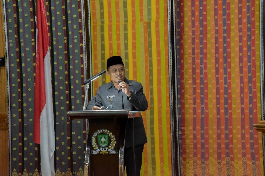 Wabup Bagus Santoso Laporkan Hasil Banggar LKPJ Bupati Bengkalis