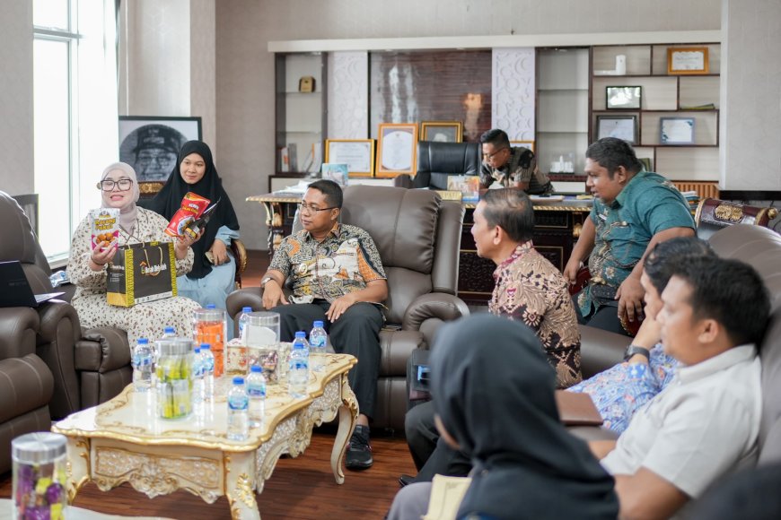 Sambut Investor Wabup Rohil Dorong UMKM Go International