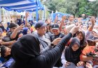 Meriahkan HUT Pekanbaru Ribuan Warga Rumbai Timur Ikuti Jalan Sehat Di Danau Bandar Kayangan