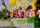 Saksikan Perahu Begandong Bengkalis Bupati Bengkalis Hadiri Pawai Perahu Hias Kuansing