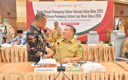 Wabup Bengkalis Hadiri RUPS BRK Syariah Dorong Penguatan Ekonomi Daerah