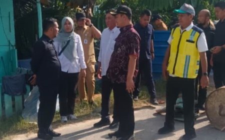 Wako Pekanbaru Tinjau Jembatan Amblas Nelayan Jembatan Darurat Segera Dibangun