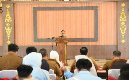 Mahasiswa Kukerta UNRI Diterima Sekda Bengkalis Harap Jadi Agen Perubahan