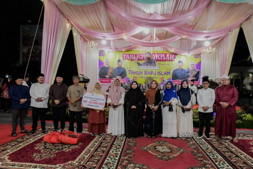 Momentum Tabligh Akbar Bupati Bengkalis Ajak Masyarakat Bersama Bangun Daerah