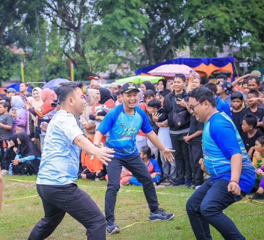 Pesta Rakyat Dan Jalan Sehat Kecamatan Senapelan Disambut Antusias Ribuan Warga