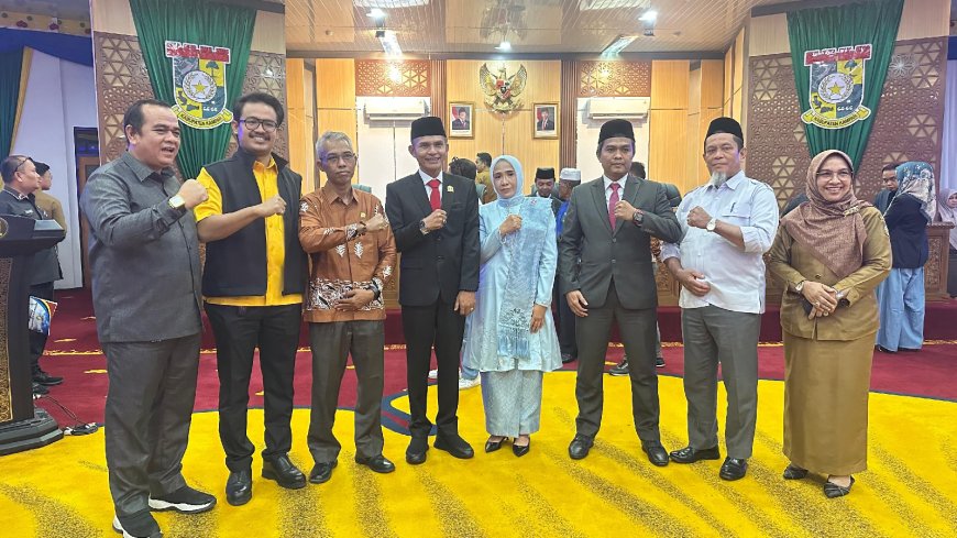 Ristanto Ucapkan Selamat Bertugas di Komisi I DPRD Kampar Kepada Idris PAW Irwan Saputra