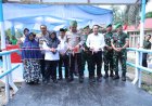 Permudah Akses Tiga Dusun Bupati Siak Apresiasi Dukungan Polri Bangun Jembatan Presisi Merempan