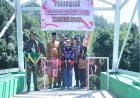 Wabup Misharti Resmikan Jembatan Gantung Perintis Garuda Bantuan Presiden RI di Desa Gajah Bertalut