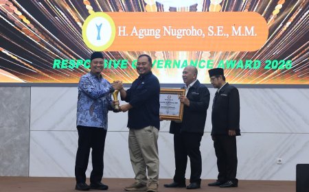Walikota Pekanbaru Terima Penghargaan Responsive Governance Dari Lembaga JMSI