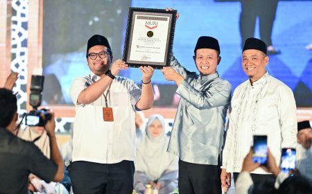 Ribuan ASN Pemko Pekanbaru Serentak Baca Surah Al-Mulk Raih Penghargaan Rekor MURI Nasional
