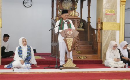 Semarak 1 Muharram 1448 H, Pemkab Rohil Bersama BKMT, IWAPI, dan Baznas Gelar Tabligh Akbar